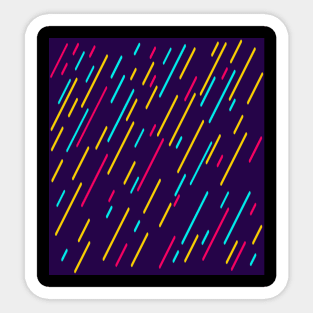 Colorful Stripes Sticker